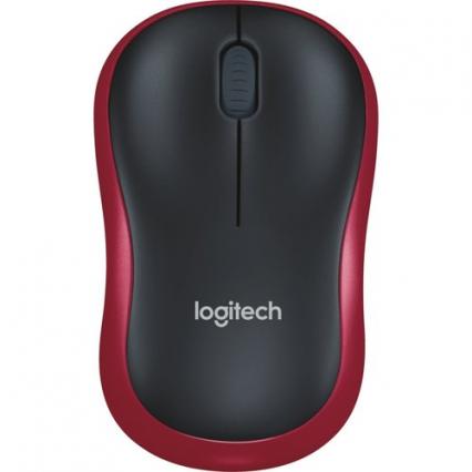 Logitech M185 Kablosuz Mouse-Kırmızı